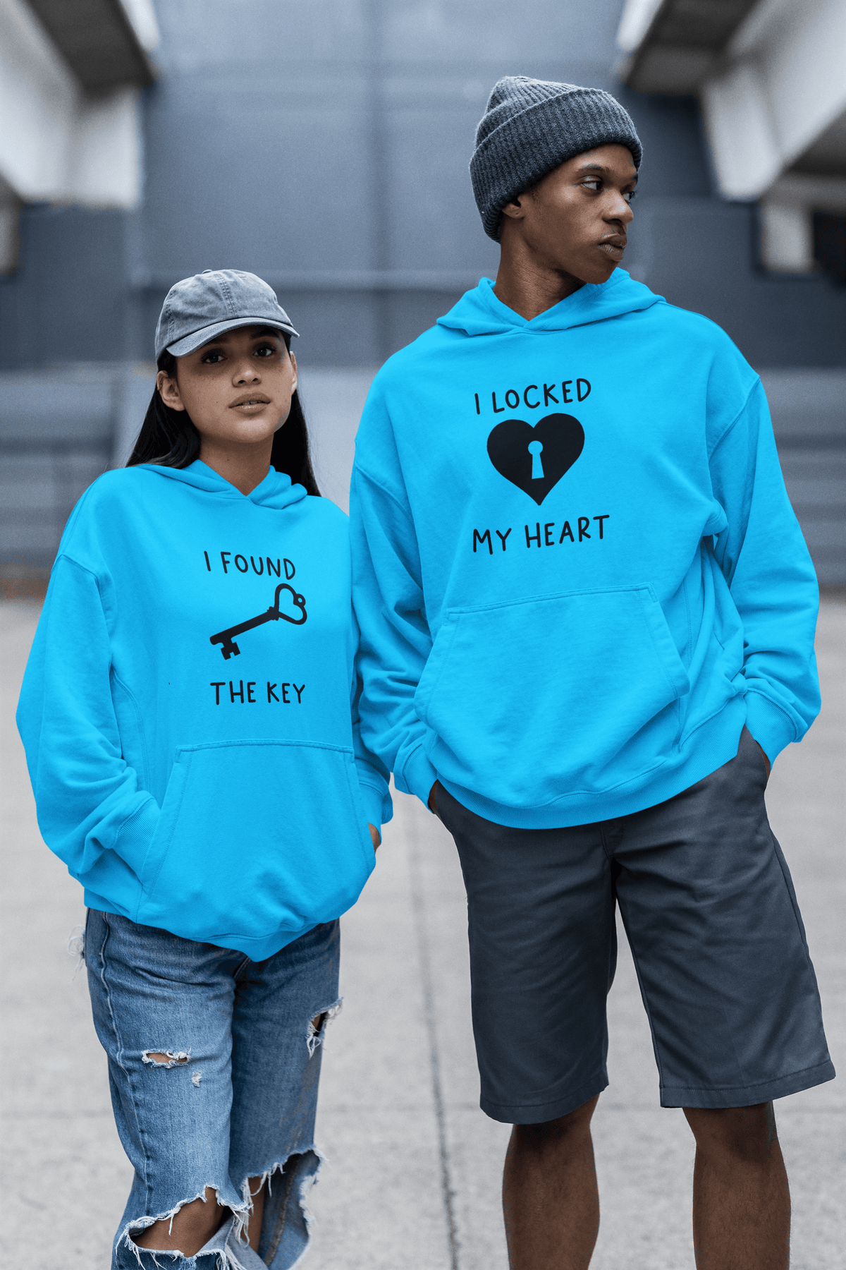 Locked Heart Matching Set by Luxe Sensational