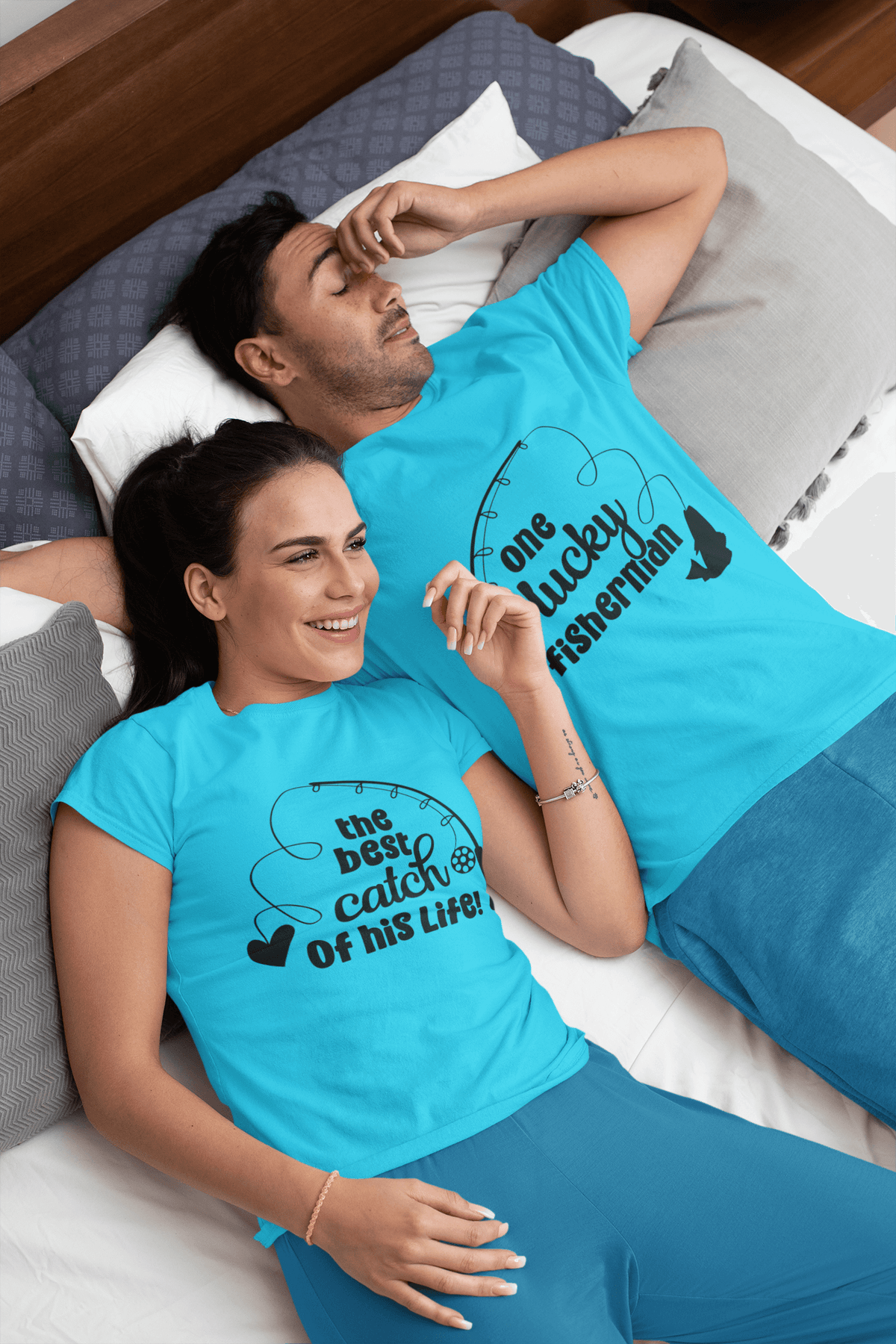 Best Catch Matching T-shirt set by Luxe Sensational