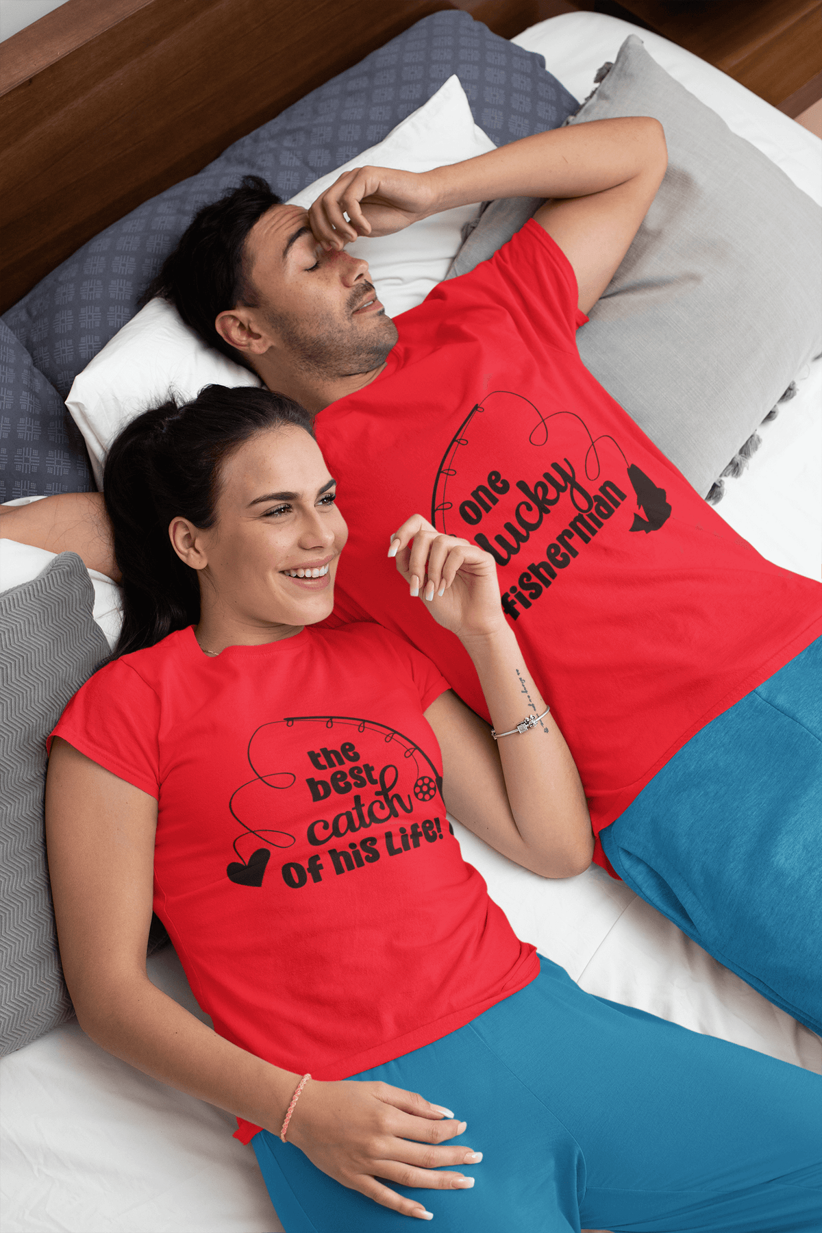 Best Catch Matching T-shirt set by Luxe Sensational