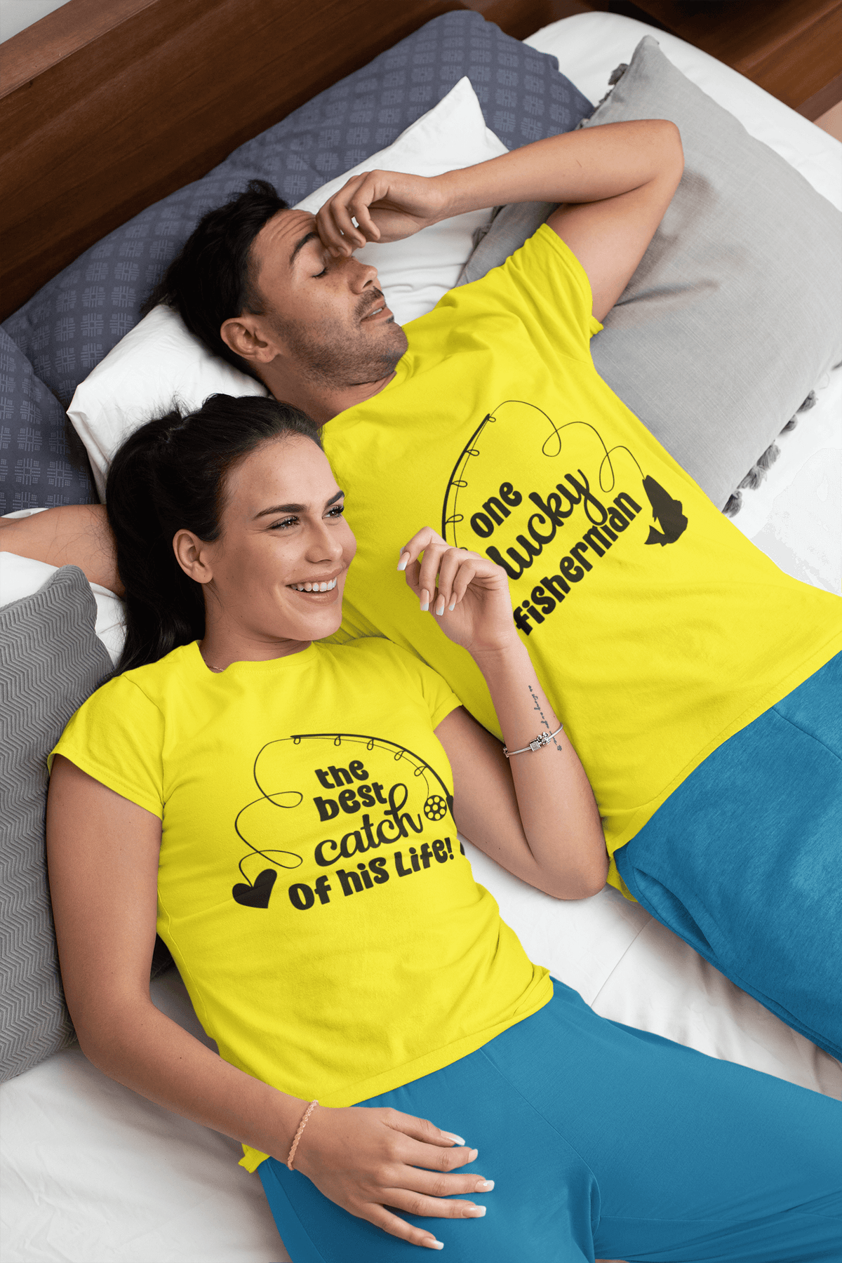 Best Catch Matching T-shirt set by Luxe Sensational