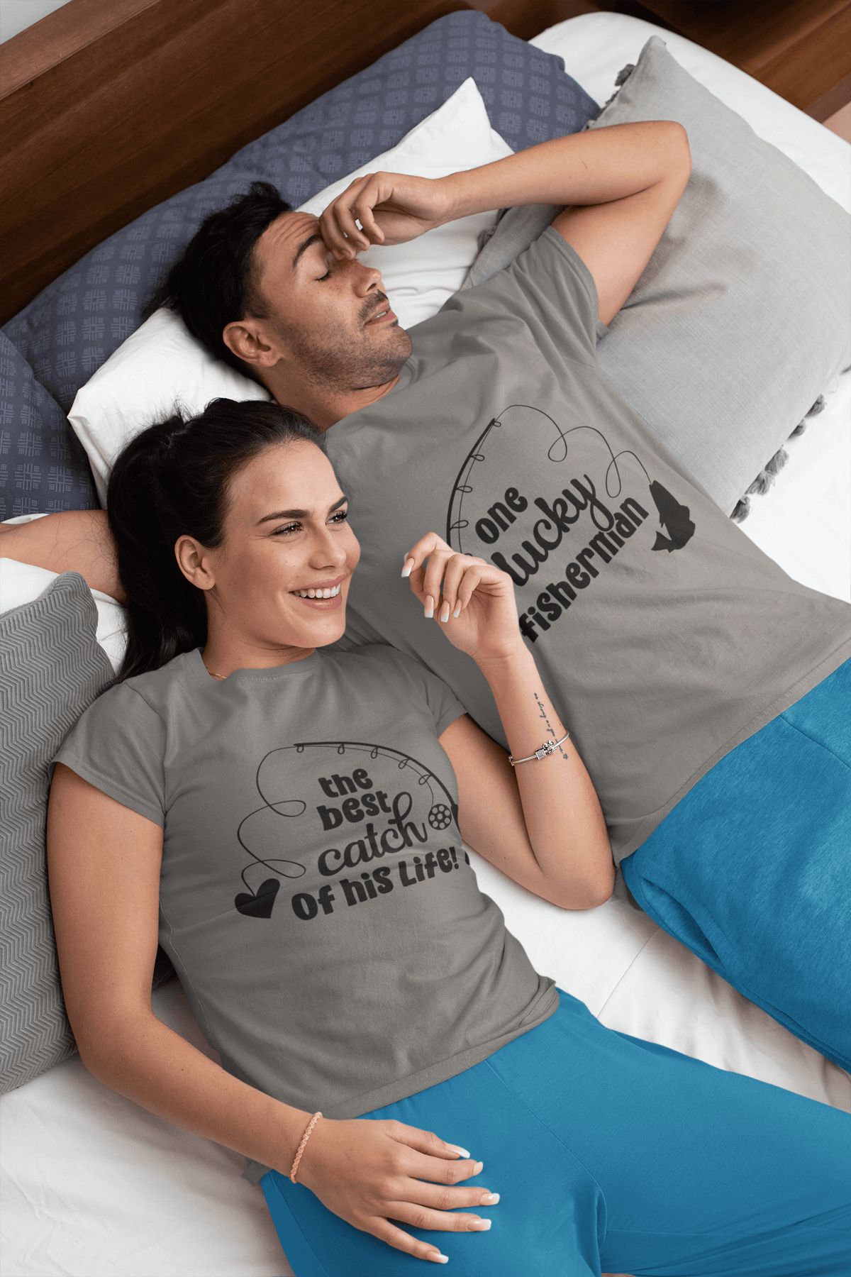 Best Catch Matching T-shirt set by Luxe Sensational