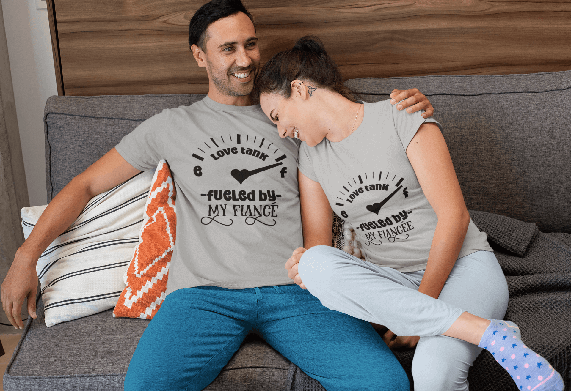 Fueled By my Fiancé T-Shirt Set - Luxe Custom Designer