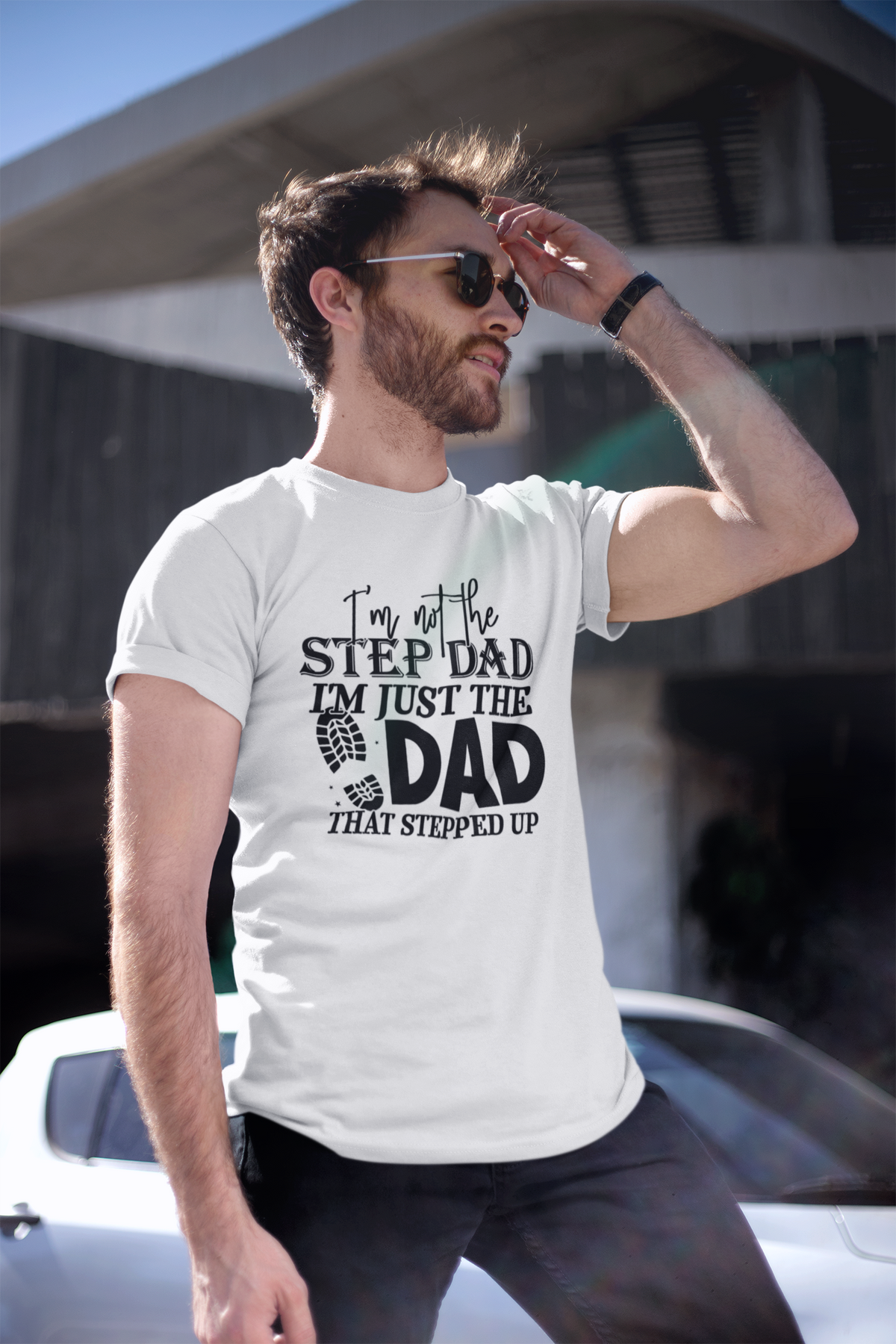 Step dad - Dad T-shirt by Luxe Sensational
