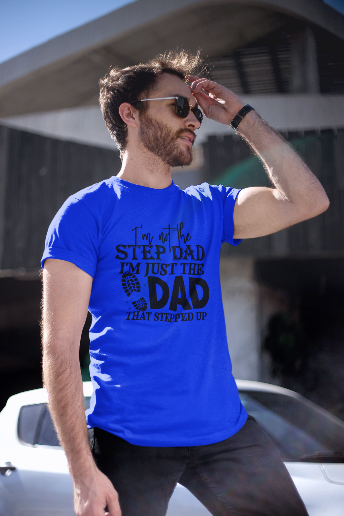 Step dad - Dad T-shirt by Luxe Sensational