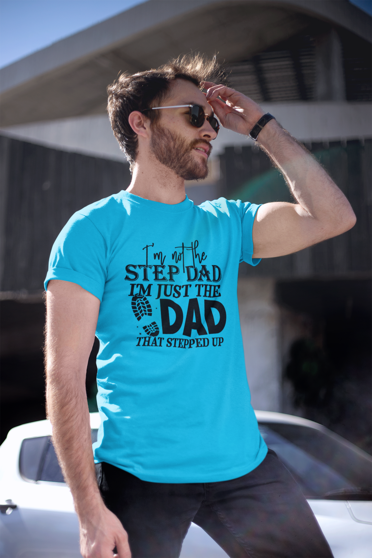 Step dad - Dad T-shirt by Luxe Sensational
