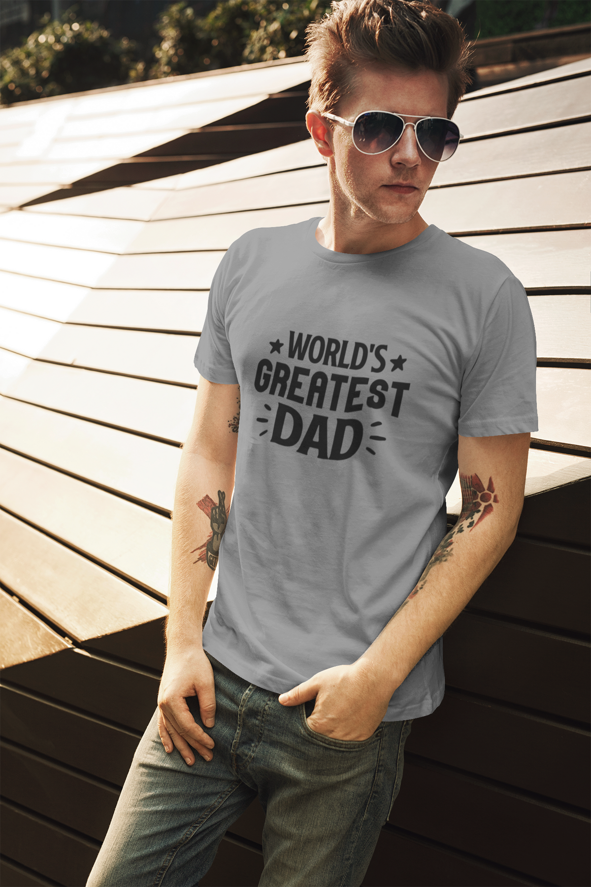 Greatest Dad T-Shirt by Luxe Sensational
