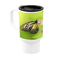 14 oz Plastic Travel Mug white by Luxe Sensational
