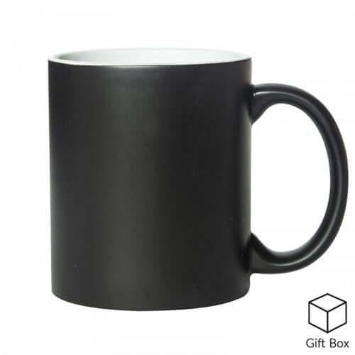 15oz Personalised Mugs - Matte Black Colour Changing Design by Luxe Sensational