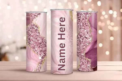 20oz Skinny Tumbler - Pink by Luxe Sensational
