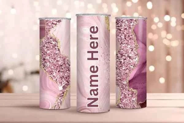 20oz Skinny Tumbler - Pink by Luxe Sensational