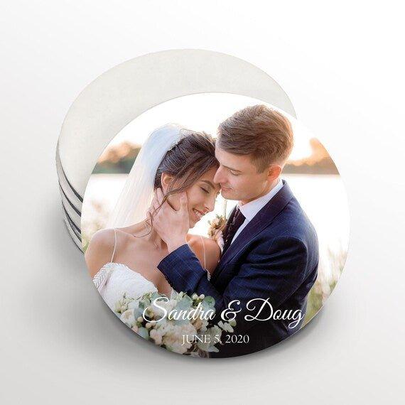 2x Ceramic coasters - Luxe Custom Designer