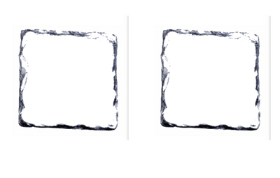2x Slate coaster - Luxe Custom Designer