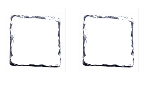 2x Slate coaster by Luxe Sensational