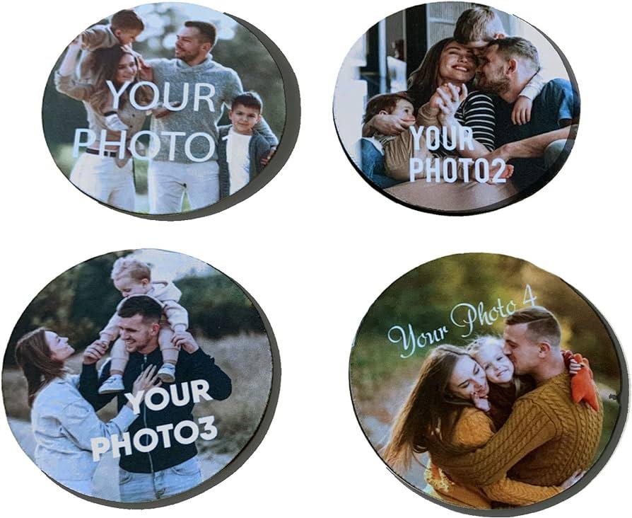 4x Ceramic coasters by Luxe Sensational