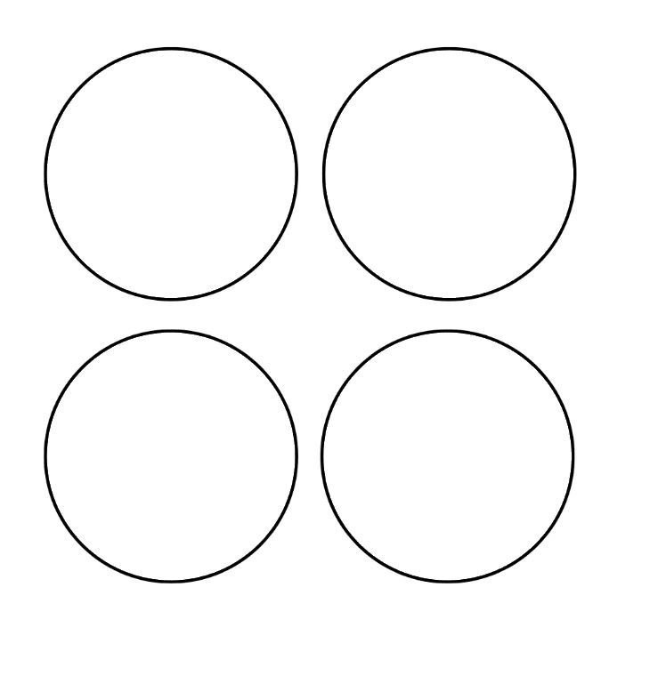 4x Ceramic coasters - Luxe Custom Designer