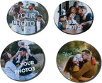 4x Mdf coasters by Luxe Sensational
