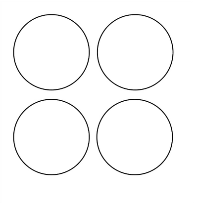 4x Mdf coasters - Luxe Custom Designer