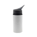 500ml Portable Aluminium Bottle - White by Luxe Sensational