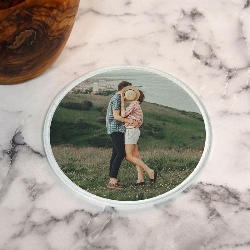 6x Glass Coasters - Luxe Custom Designer