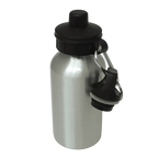 Aluminium Water Bottle 600ml Silver by Luxe Sensational