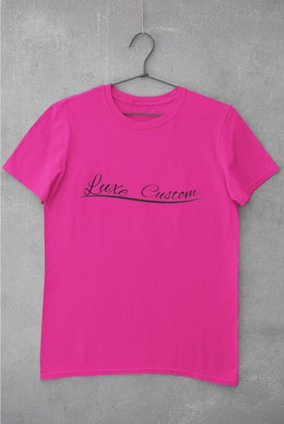 Cross Chest Luxe T-Shirt - Luxe Custom Designer