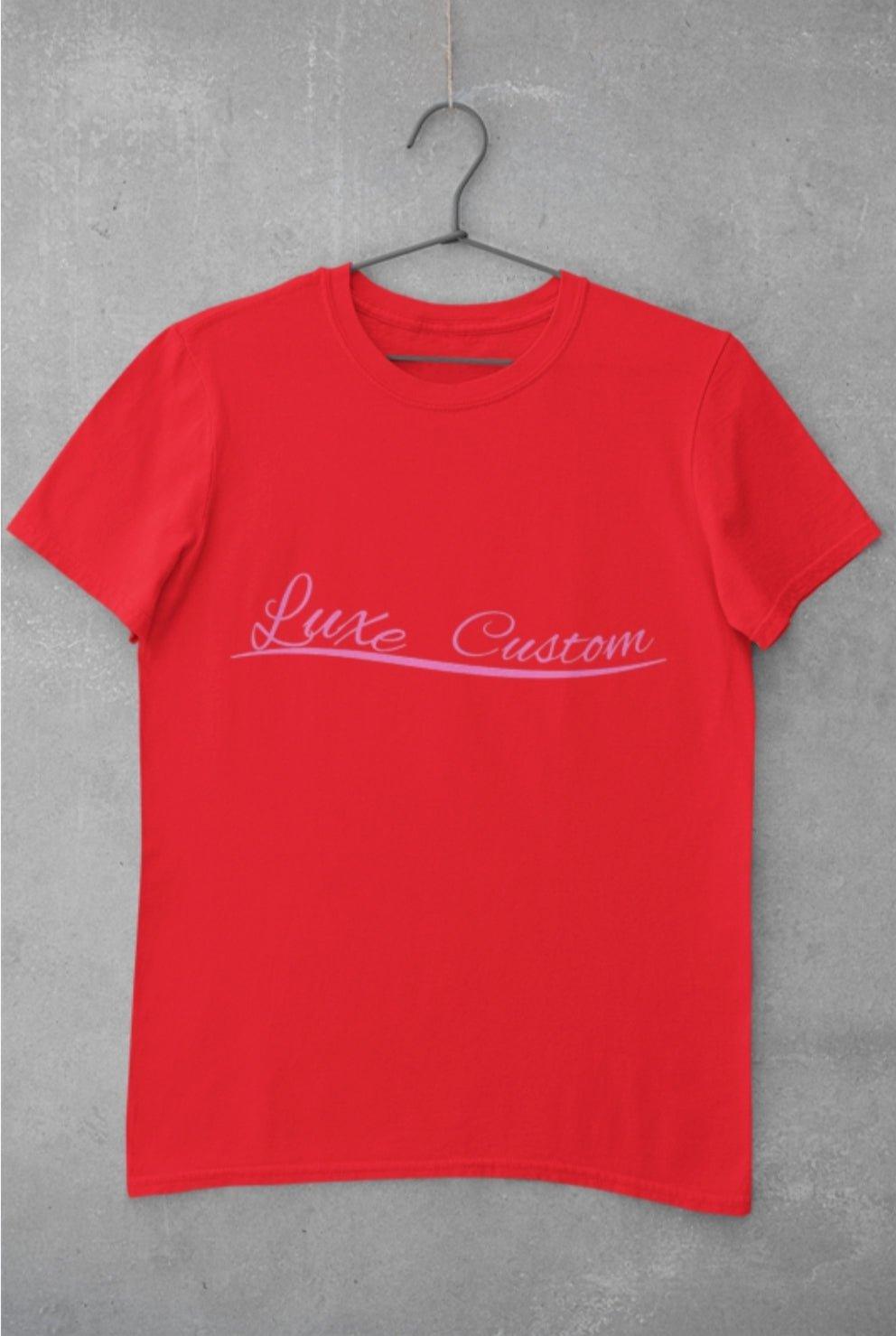 Cross Chest Luxe T-Shirt - Luxe Custom Designer