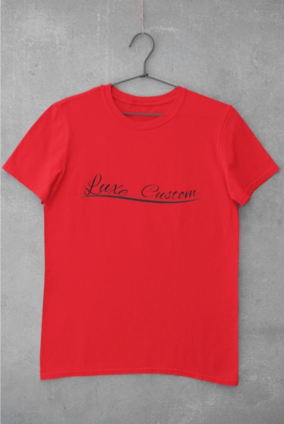 Cross Chest Luxe T-Shirt - Luxe Custom Designer