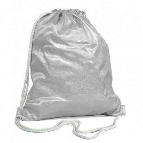 Custom Photo Silver Sparkling Gym Bag - Luxe Custom Designer