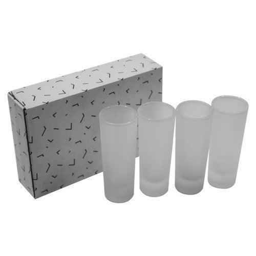 Frosted Personalised Shot Glasses X4 by Luxe Sensational