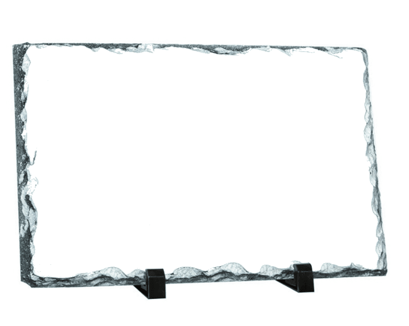 Gloss Photo Slate Rectangle 15cm x 19cm - Luxe Custom Designer
