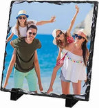 Gloss Photo Slate - Square 19cm x 19cm Single Photo by Luxe Sensational