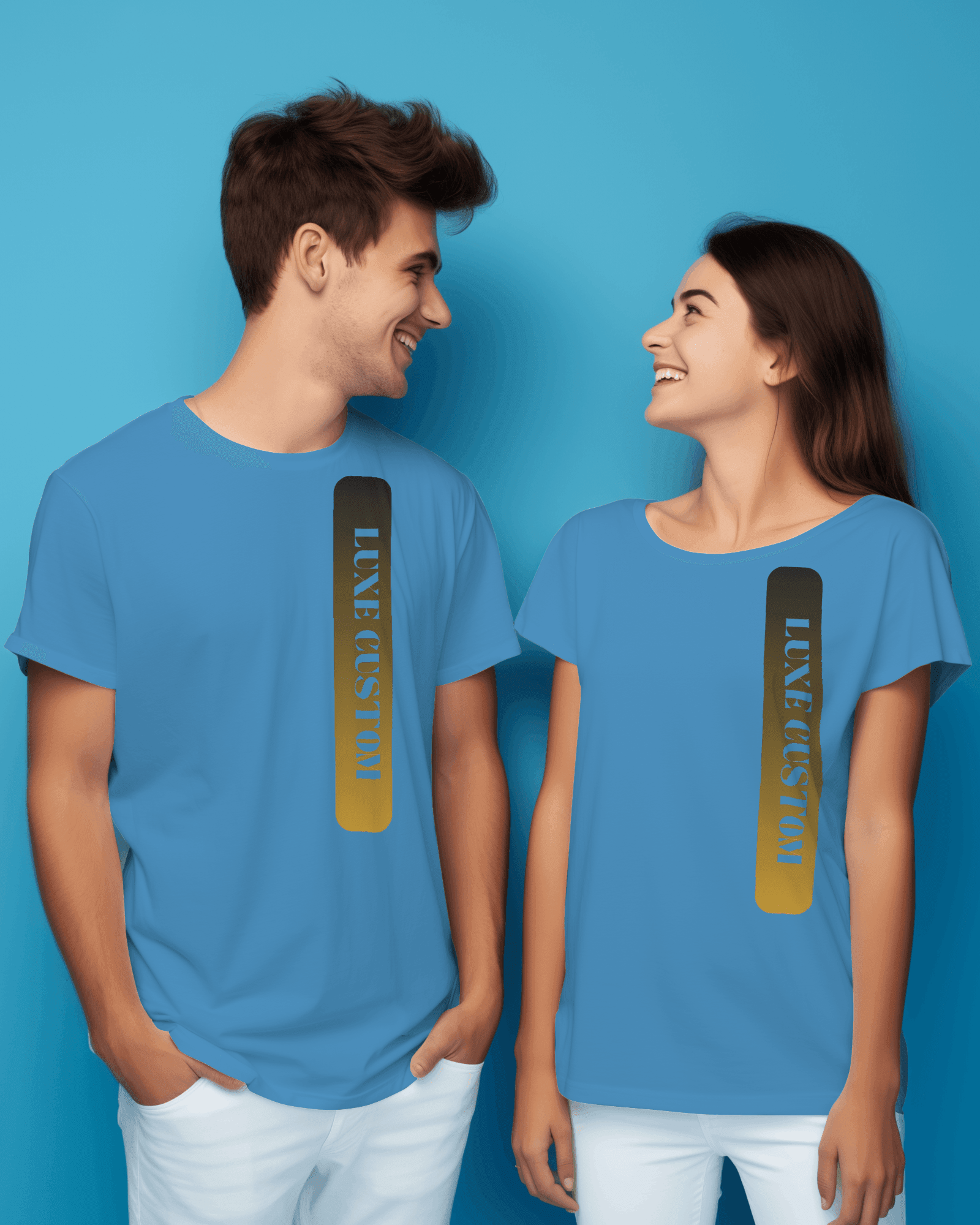 Gradient GLD T-Shirt for Trendy Fashion and Comfortable Style - Luxe Custom Designer