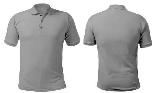 Grey Polo Top - Luxe Custom Designer
