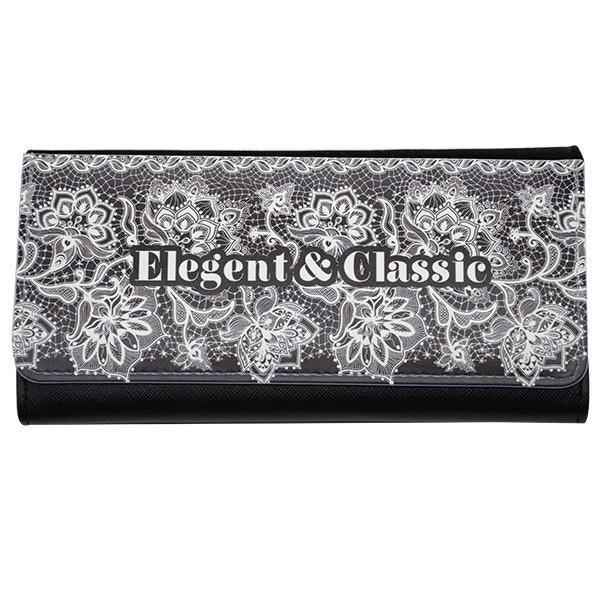Large Leather Purse - Black + giftbox - Luxe Custom Designer