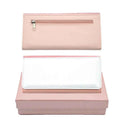 Large Leather Purse Pink with Gift Box by Luxe Sensational