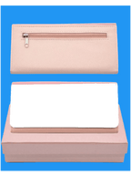 Large Leather Purse Pink with Gift Box by Luxe Sensational