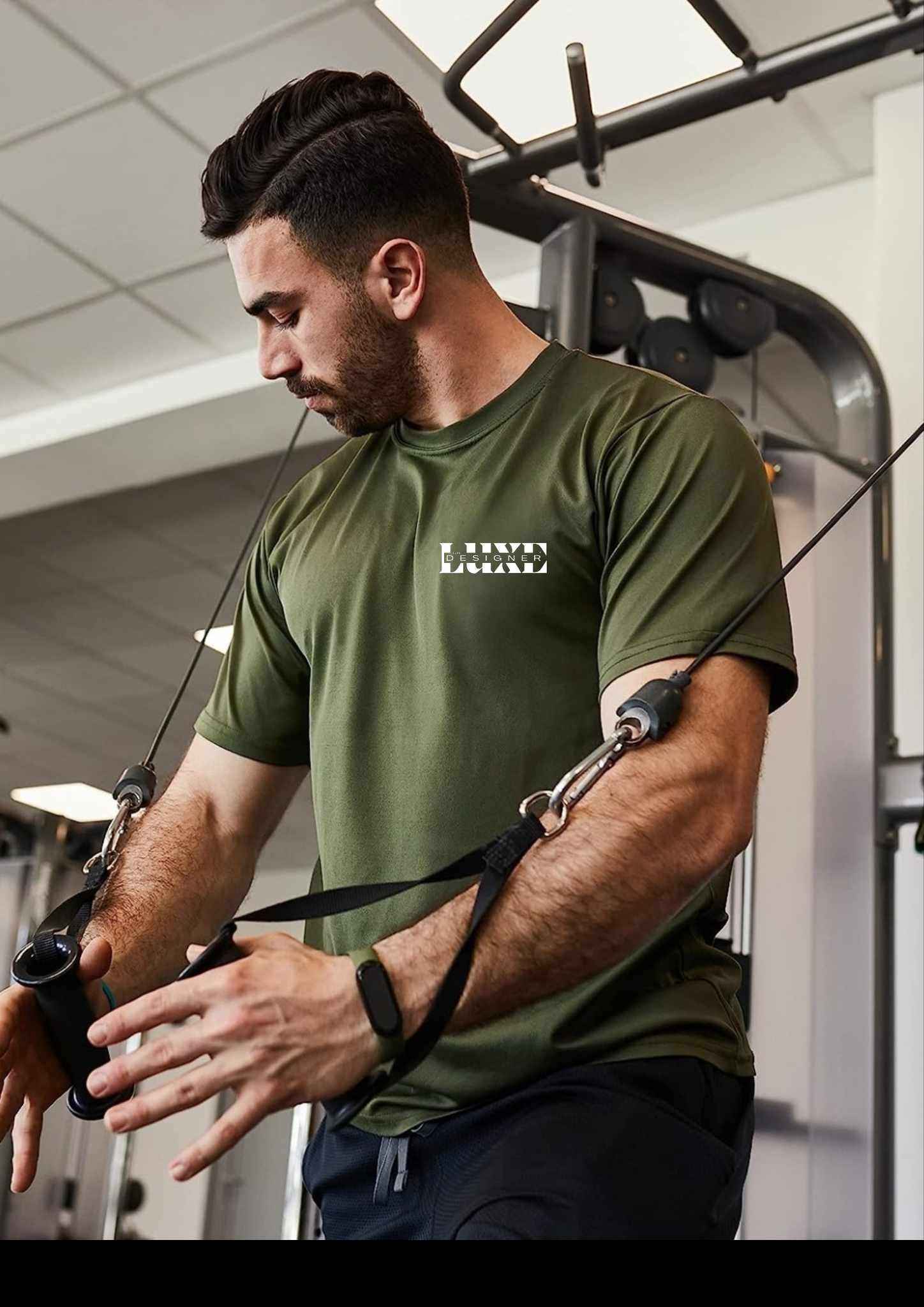 Men's Green T-Shirt - Luxe Custom Designer
