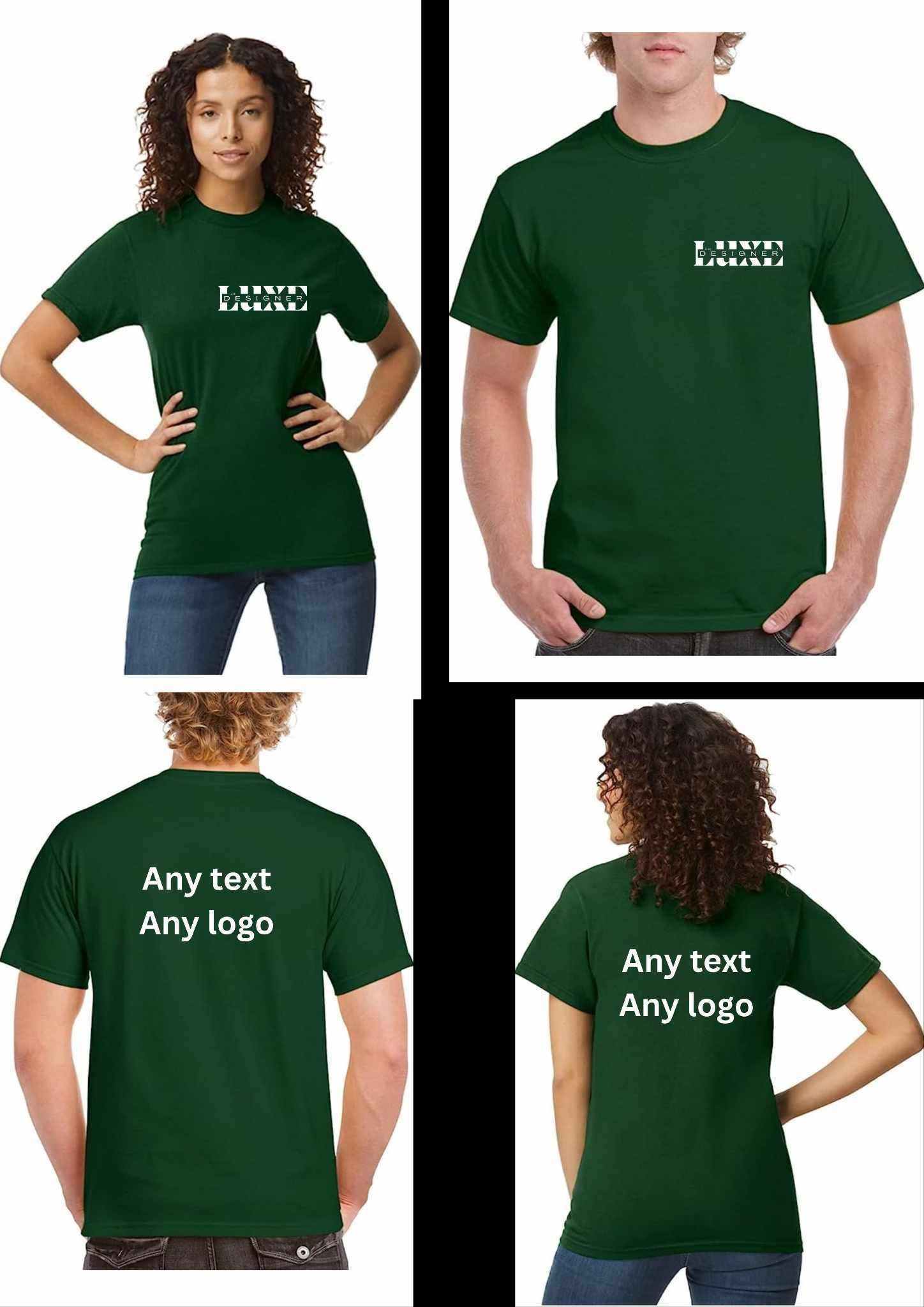 Men's Green T-Shirt - Luxe Custom Designer