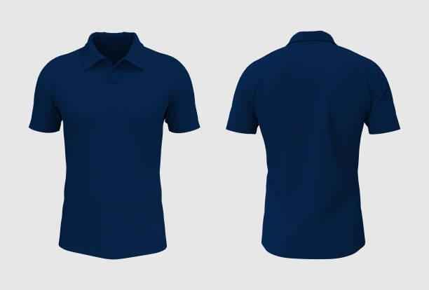 Navy Blue Polo Top - Luxe Custom Designer