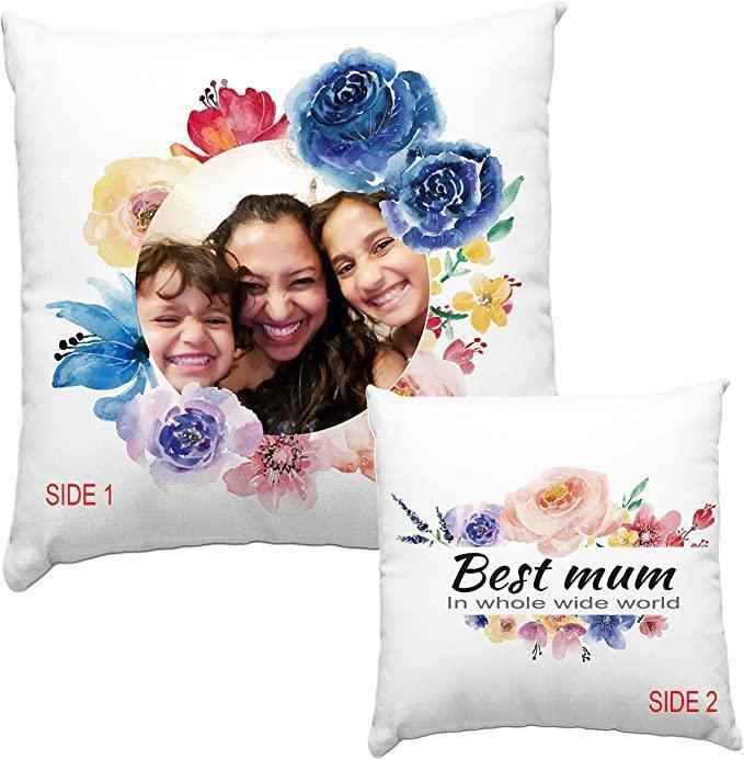 Personalised Cushion Cover 100% Polly 40cm by 39cm - Custom Cushions with Photos - Luxe Custom Designer