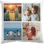 Personalised Cushion Cover 100% Polly 40cm by 39cm - Custom Cushions with Photos by Luxe Sensational