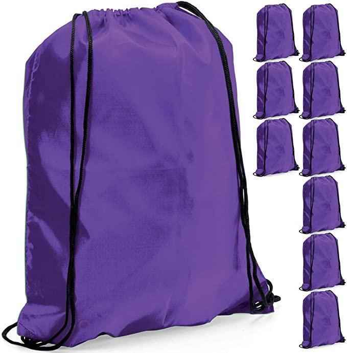 Personalised Drawstring Backpack, Gym Rucksack, School Sport Bag, PE Kit Bag - Luxe Custom Designer