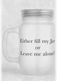 Personalised Frosted glass Mason Jar with straw by Luxe Sensational