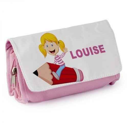 Personalised Pencil Case Bag - Pink by Luxe Sensational