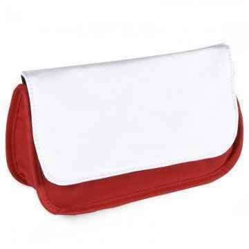 Personalised Pencil Case / Make Up Bag Red - Luxe Custom Designer