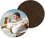 Photo Round Hardboard Coaster by Luxe Sensational