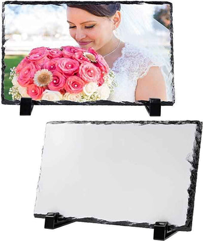 Photo Slate Rectangle 15cm x 19cm - Luxe Custom Designer