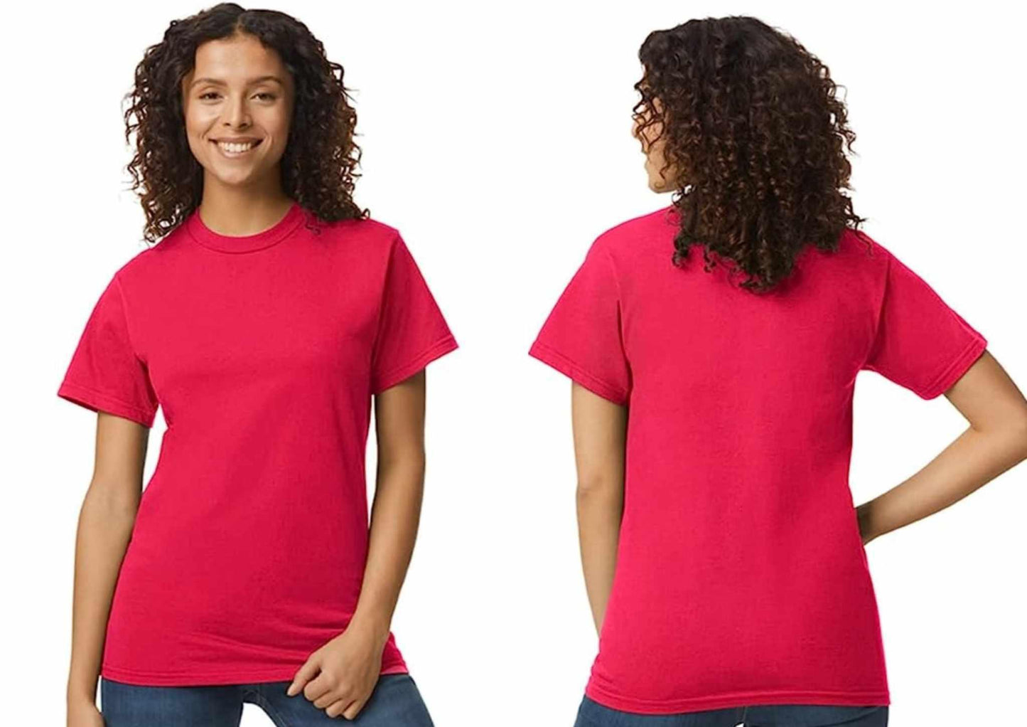Red Unisex T-Shirt personalised - Luxe Custom Designer