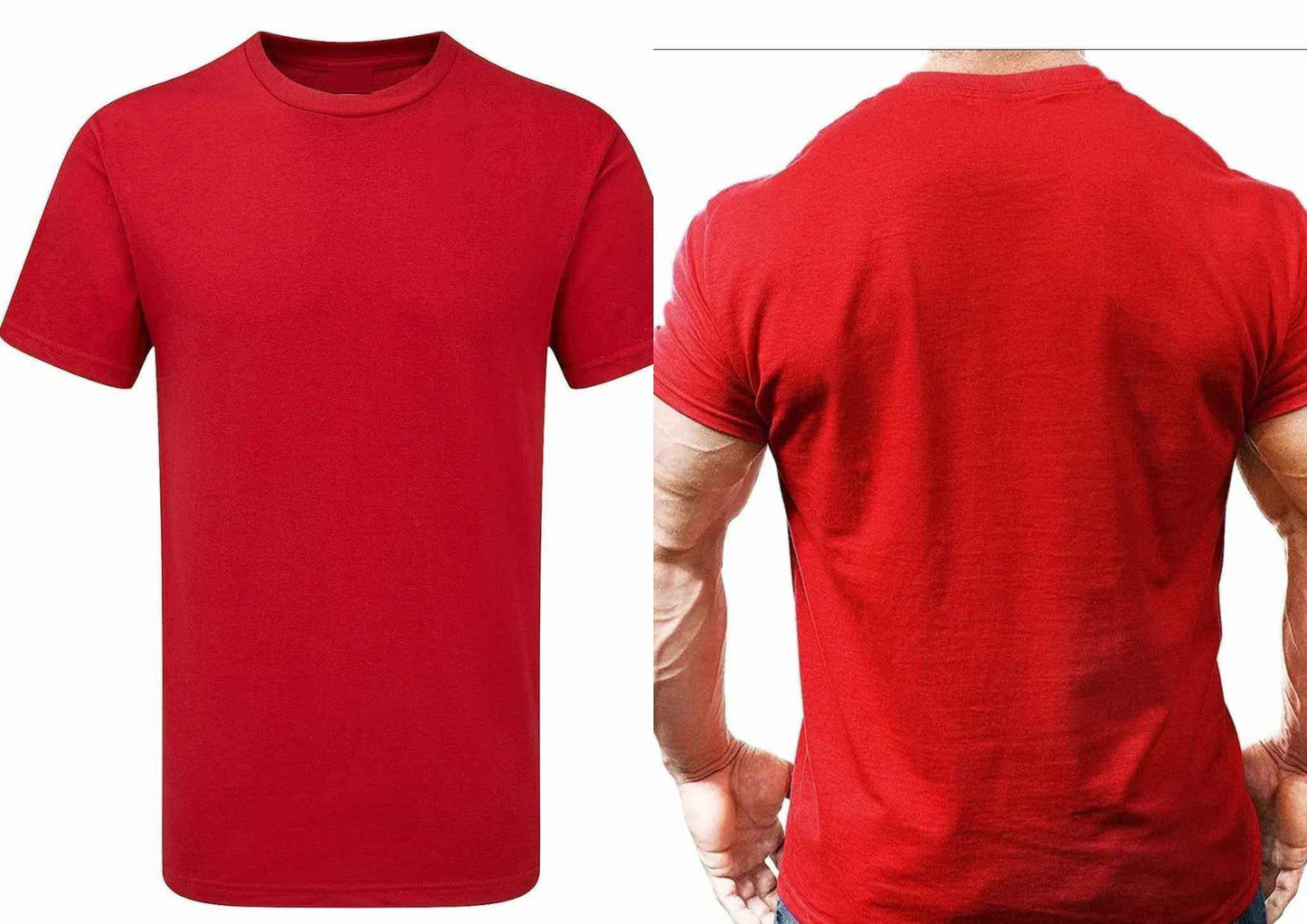 Red Unisex T-Shirt personalised - Luxe Custom Designer