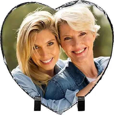 Rock Photo Slate - Heart Medium - Luxe Custom Designer
